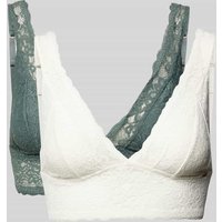 DORINA Bügelloses Bralette mit herausnehmbaren Polstern Modell 'LANA' im 2er-Pack in Schilf, Größe XS DORINA Bügelloses Bralette mit herausnehmbaren Polstern Modell 'LANA' im 2er-Pack in Schilf, Größe XS von Dorina