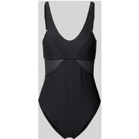 DORINA Badeanzug mit verstellbaren Trägern Modell 'SAINT TROPEZ' in Black, Größe L von Dorina