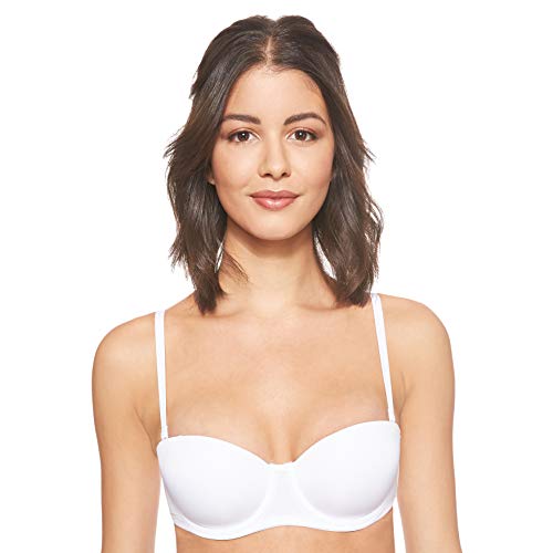 Dorina Damen Multiway Bandeau Top Michelle D17193A, Einfarbig, Gr. 95B, Weiß (Weiß A00) von Dorina