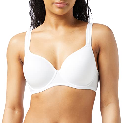 Dorina Damen Rachel BH – Leicht Gepolsterter Demi-BH mit Bügel und Geformten Cups, Verstellbaren Trägern und Weichem Mikrogewebe für Ganztägigen Komfort, Weiß Dorina Damen Rachel BH – Leicht Gepolsterter Demi-BH mit Bügel und Geformten Cups, Verstellbaren Trägern und Weichem Mikrogewebe für Ganztägigen Komfort, Weiß von Dorina