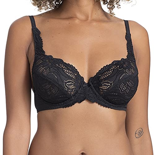 DORINA Damen Balconette-BH, Schwarz-Angie, 75C von Dorina