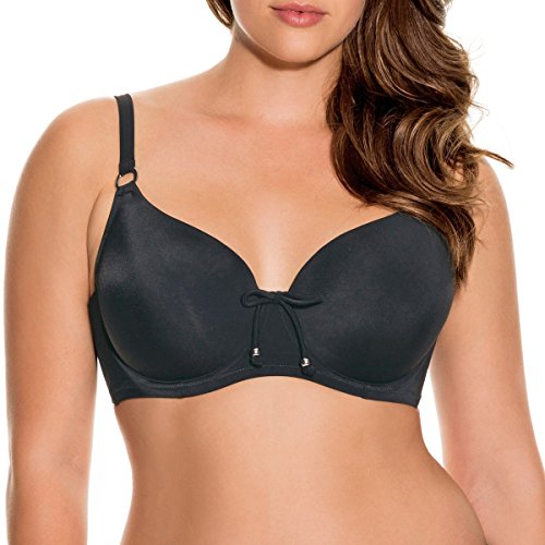 DORINA Damen Bügel Bikinioberteil, Fiji Curves Bikini Top , Gr. 80C (Herstellergröße: 36C), schwarz von Dorina