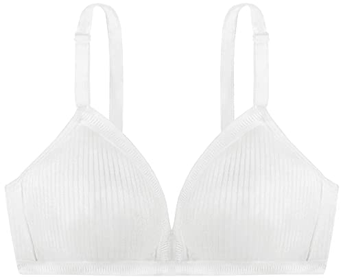 Dorina Damen ungefütterter BH, Nicht Gepolstert Bralette, Tiffany D1285A, Weiß, 100C von Dorina