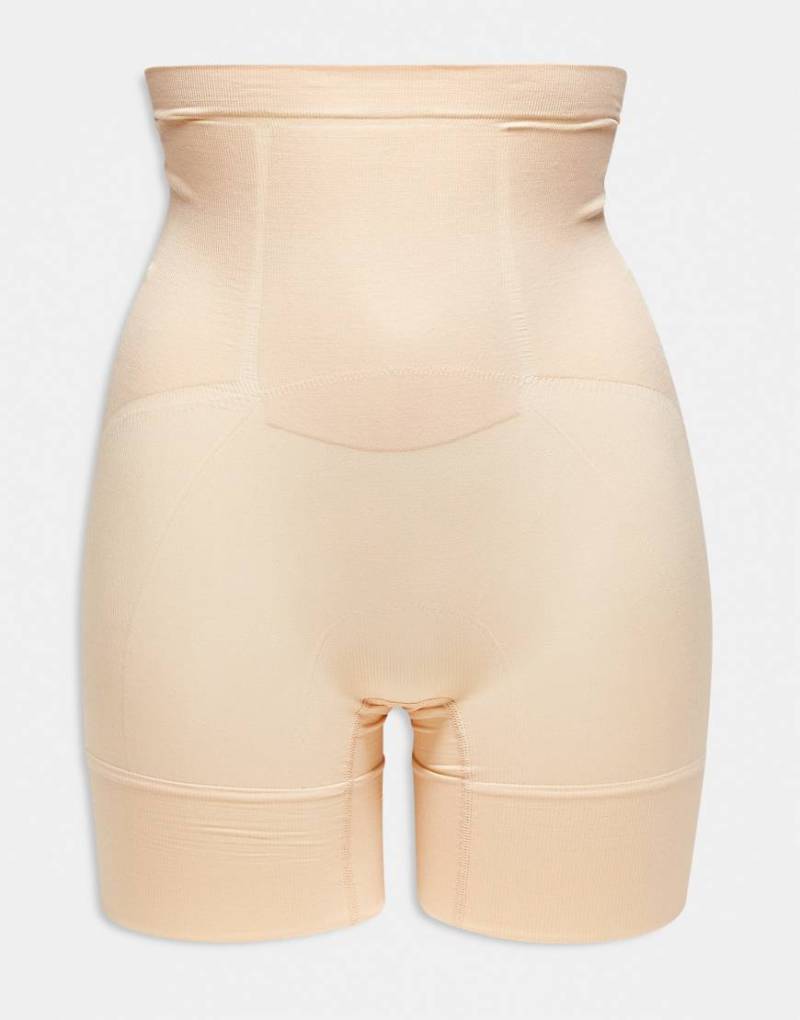 Dorina - Absolute Sculpt - Boyfriend-Shorts in Beige mit hohem Bund-Neutral von Dorina