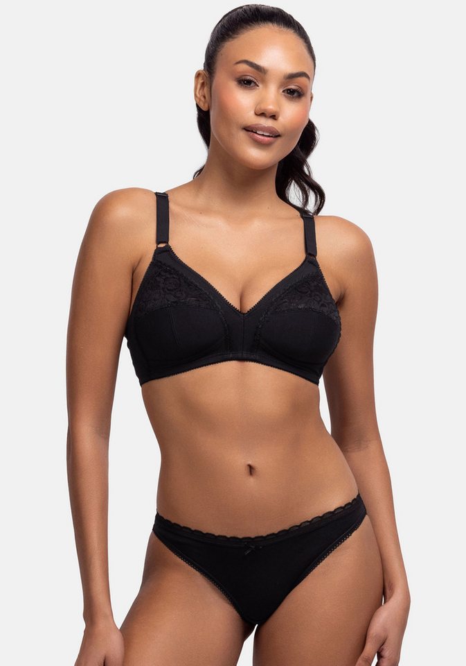 Dorina Bralette-BH MONICA mit Spitzeneinsätze an den Cups, ohne Bügel, bequem Dorina Bralette-BH MONICA mit Spitzeneinsätze an den Cups, ohne Bügel, bequem von Dorina