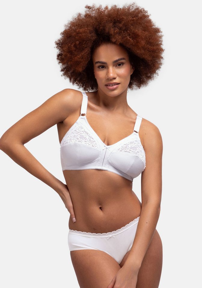 Dorina Bralette-BH MONICA mit Spitzeneinsätze an den Cups, ohne Bügel, bequem von Dorina