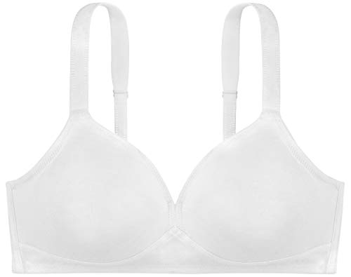 Dorina Damen Bügelloser Soft-BH Daniela D1081A, Einfarbig, Gr. 80E, Weiß (Weiß (White A00) A00) von Dorina