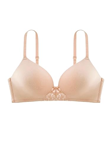 Dorina Damen Bügelloser Soft-BH MICHELLE D17196A, Einfarbig, Gr. 75A, Beige (Nude B60) von Dorina