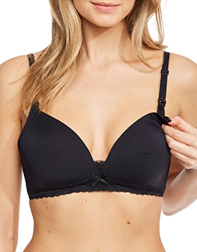 Dorina Women's May SoftBra Full Cup Wireless Regular Fit Function Bra - D17001 - Black - 80C von Dorina