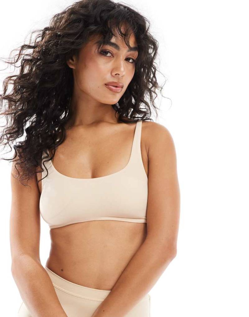 Dorina - Mix & Match - Leicht wattiertes Basic-Bustier aus Mikrofaser in Beige mit tiefem Ausschnitt-Neutral von Dorina