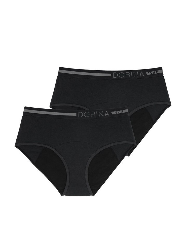 Dorina Periodenslip PERIOD PANTIES -2PP (2er Pack) bei mittlerer bis starker Menstruation von Dorina