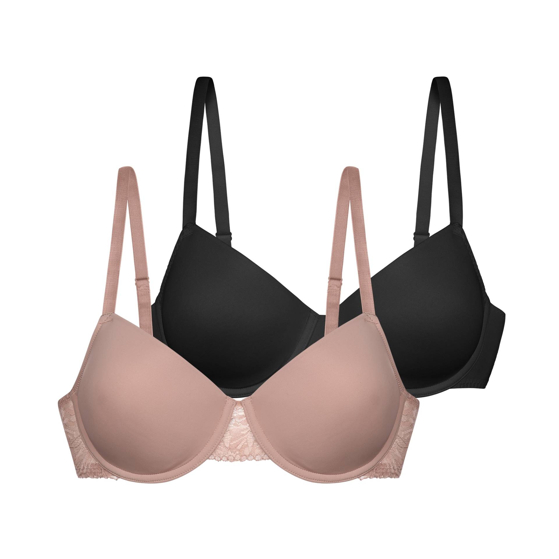 Dorina Schalen-BH "NADIA" 2er Pack, Curves. mit Power-Mesh, Spitze, vorgeformte Cups von Dorina