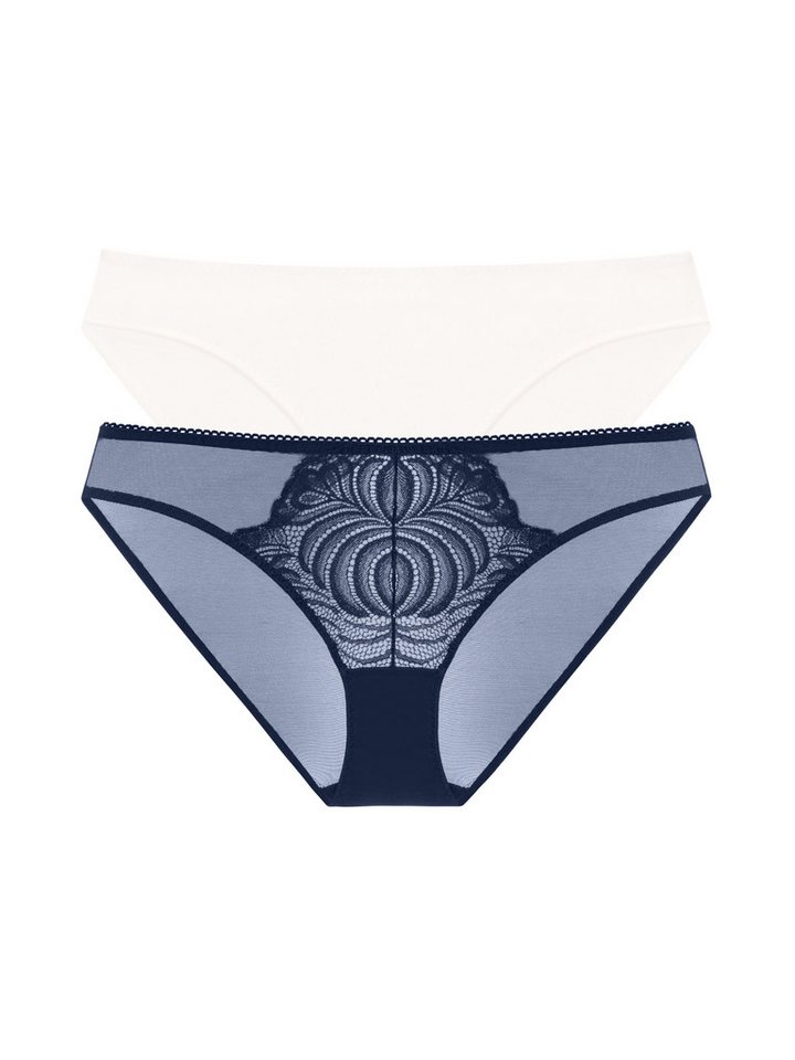 Dorina Slip LINCOLN (2er Pack) elastisch, Spitze, Mesh, feminin von Dorina