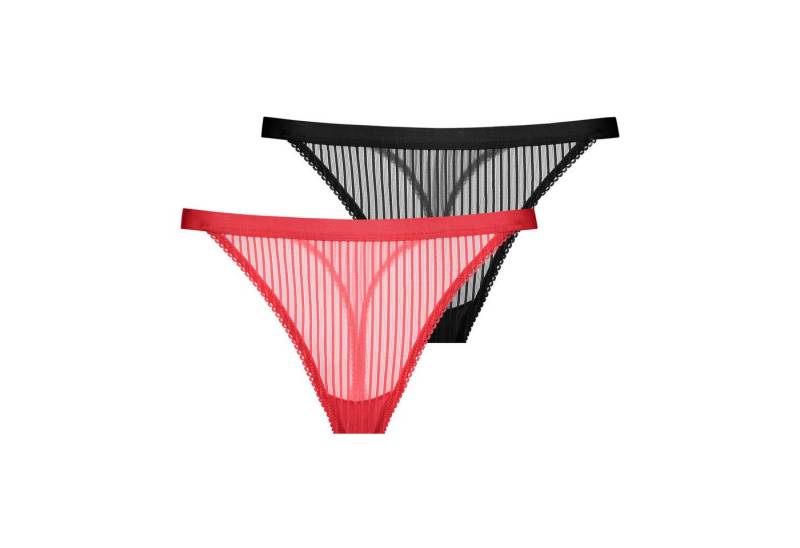 Dorina String LAMINA-2PP (2er Pack) Mit gestreiftem Netzbesatz von Dorina