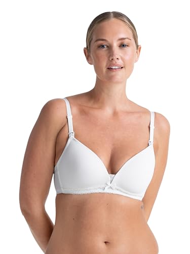 Dorina Women's May SoftBra Full Cup Wireless Regular Fit Function Bra - D17001 - White - 80E von Dorina