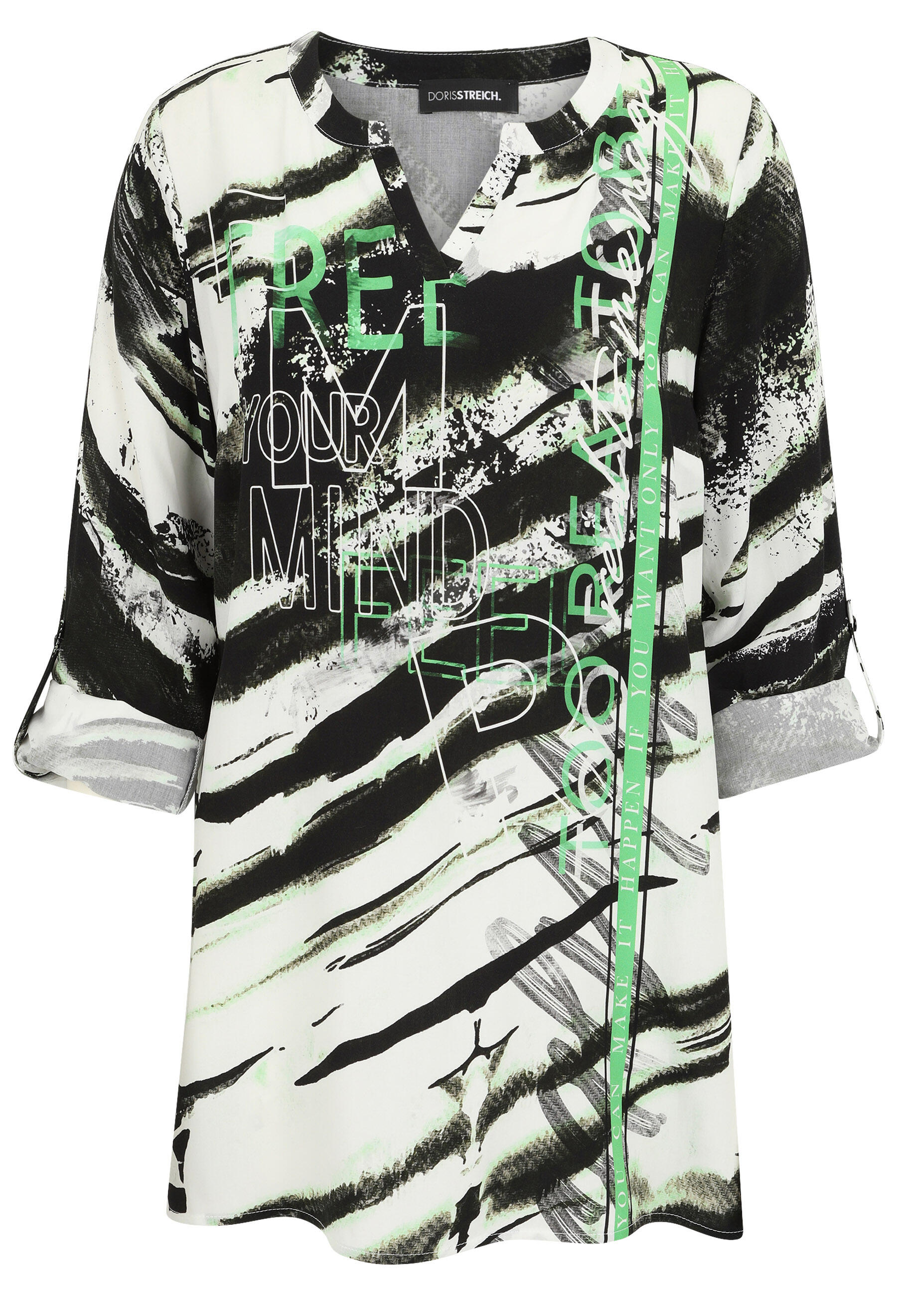 Doris Streich - Bluse gras - Gr. - 46 von Doris Streich