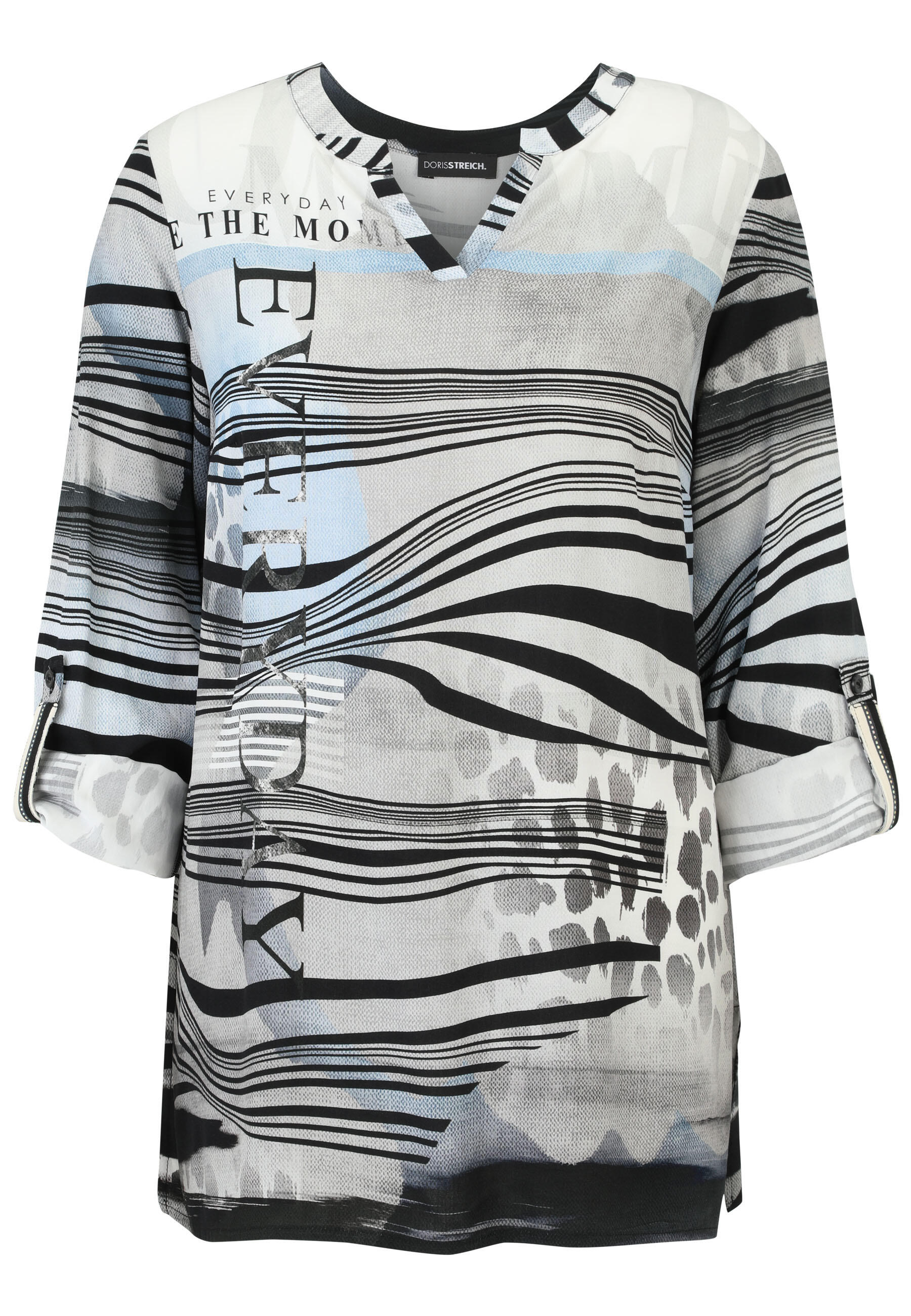 Doris Streich - Bluse hellblau - Gr. - 54 von Doris Streich