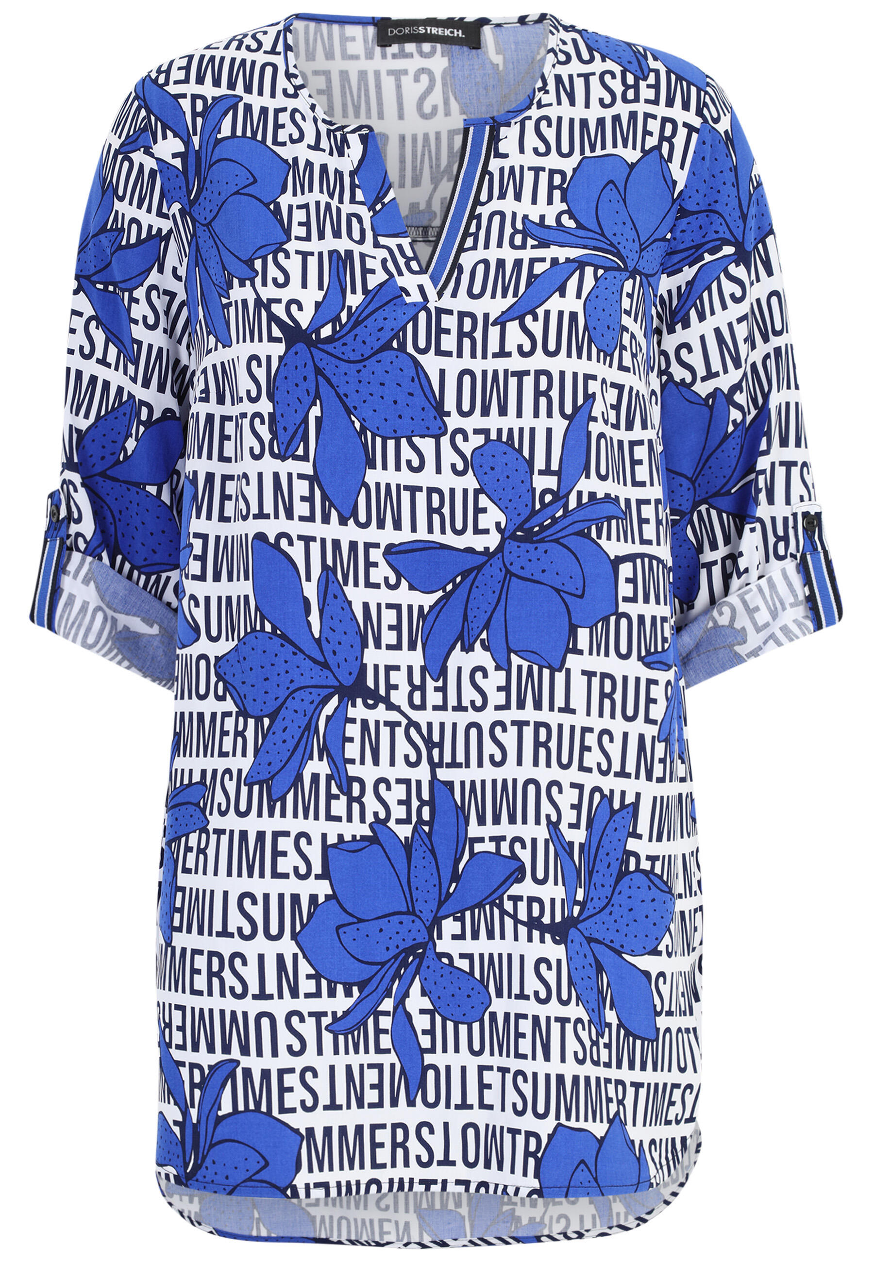 Doris Streich - Bluse kobalt - Gr. - 44 von Doris Streich