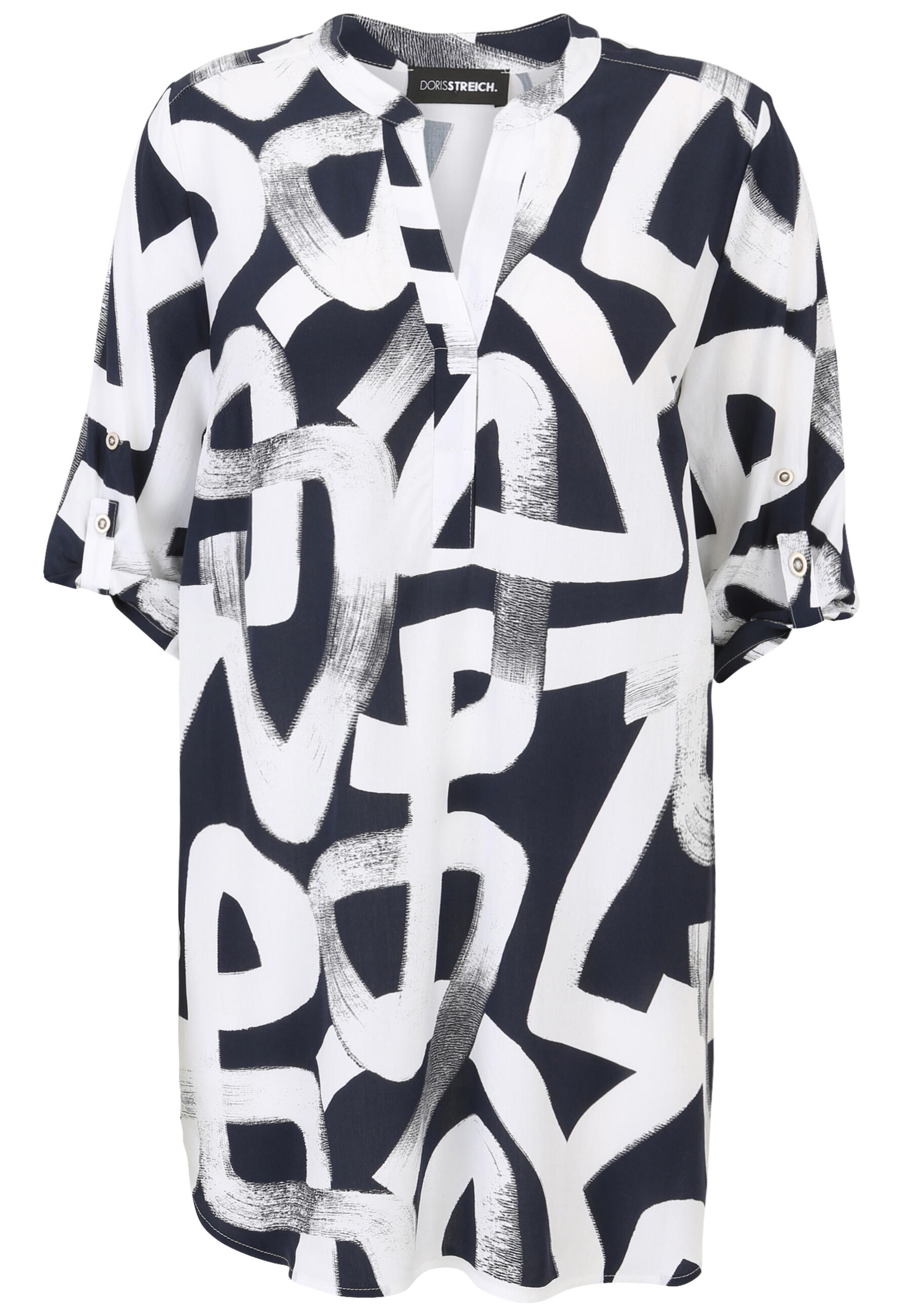 Doris Streich - Bluse marine - Gr. - 48 von Doris Streich