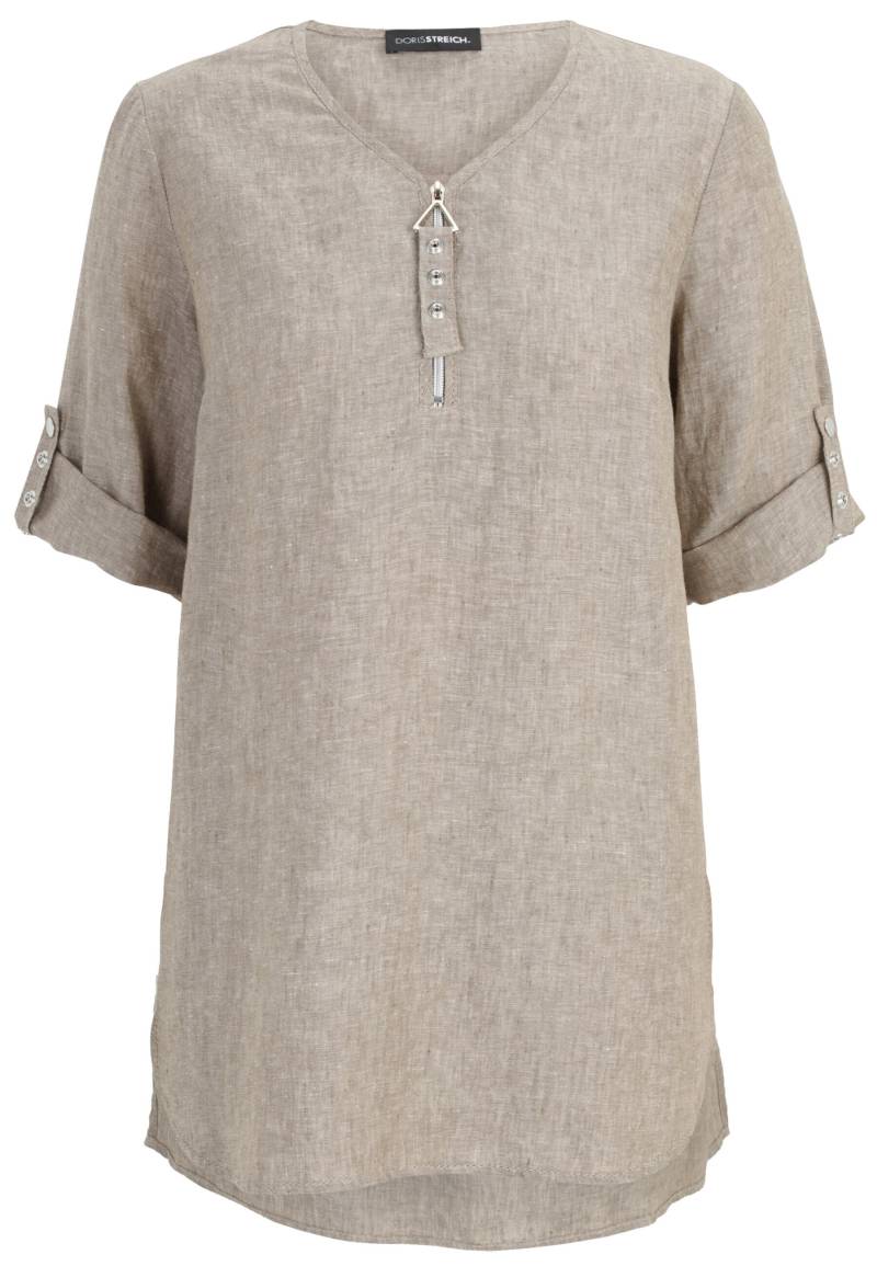 Doris Streich - Bluse sand - Gr. - 46 von Doris Streich