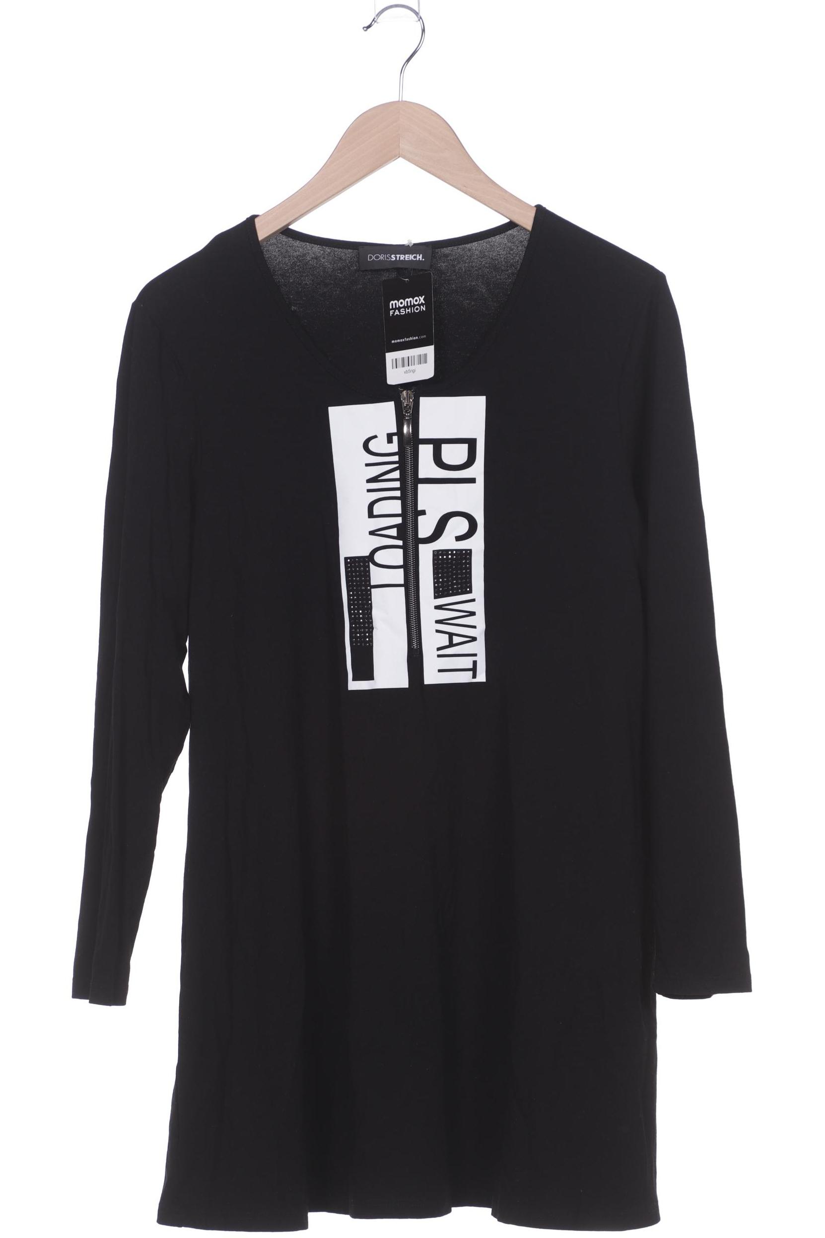 Doris Streich Damen Langarmshirt, schwarz von Doris Streich