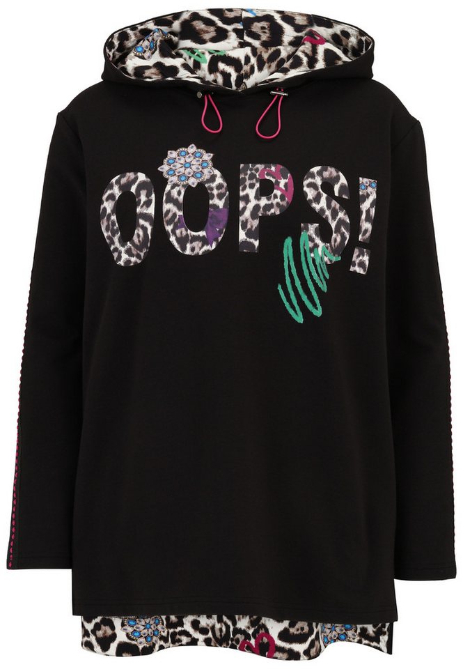 Doris Streich Hoodie mit Hoodie und Leo-Motiv Doris Streich Hoodie mit Hoodie und Leo-Motiv von Doris Streich