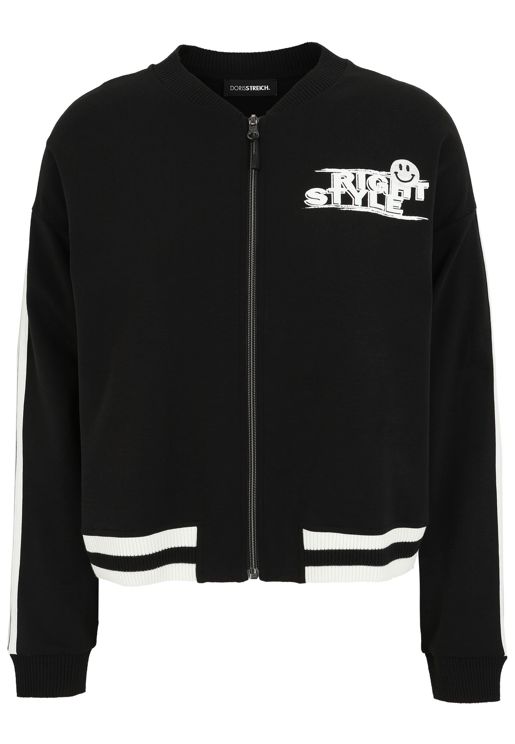 Doris Streich - Jacke schwarz/weiß - Gr. - 42 von Doris Streich