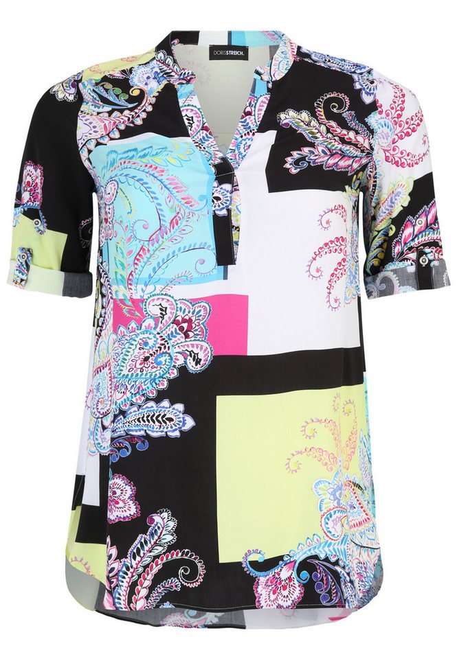 Doris Streich Klassische Bluse mit Allover-Muster von Doris Streich