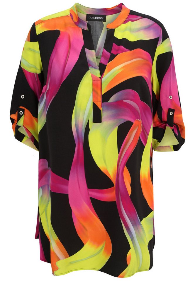 Doris Streich Klassische Bluse mit Allover-Muster von Doris Streich