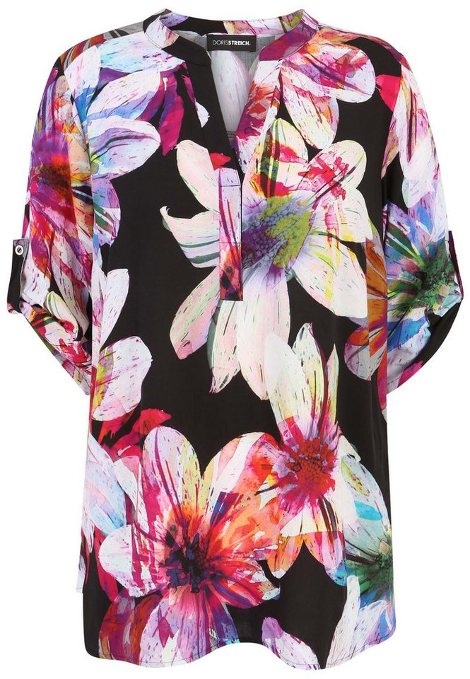Doris Streich Klassische Bluse mit Allover-Muster von Doris Streich