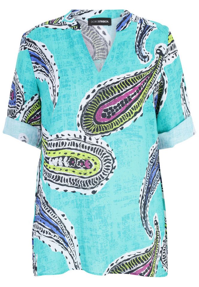 Doris Streich Klassische Bluse mit Paisley-Print von Doris Streich
