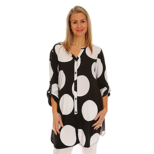 Doris Streich Longbluse mit Allover-Muster und Passformnähten Damen von Doris Streich