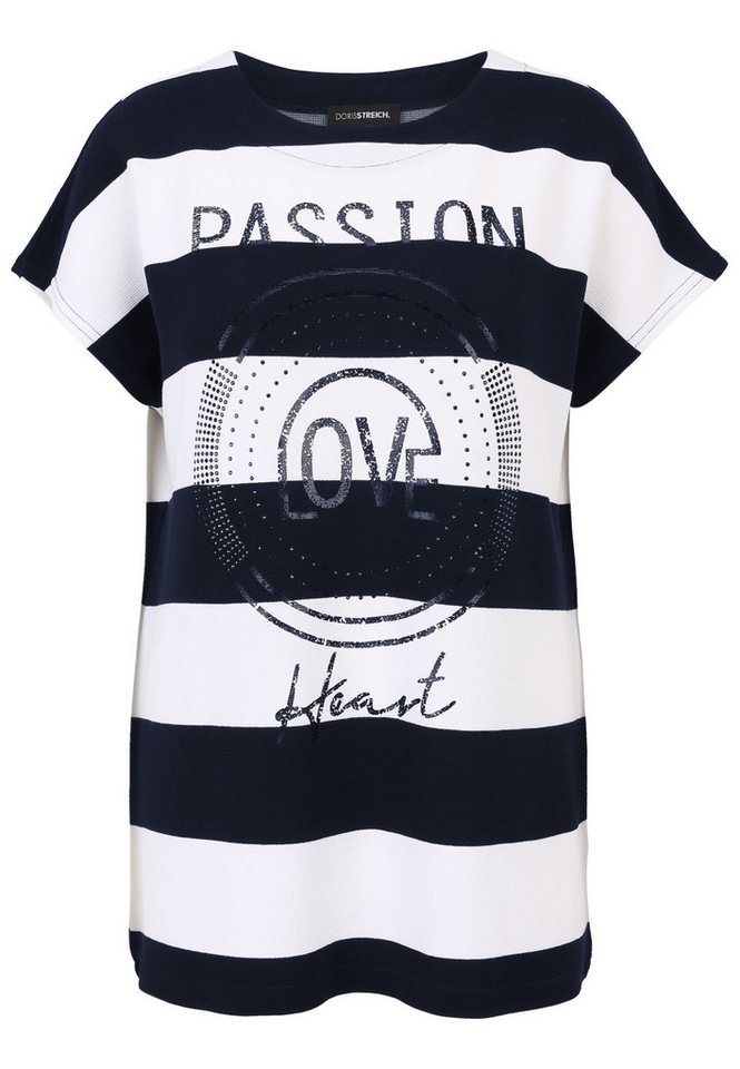 Doris Streich Print-Shirt (1-tlg) mit Strass-Steinchen von Doris Streich