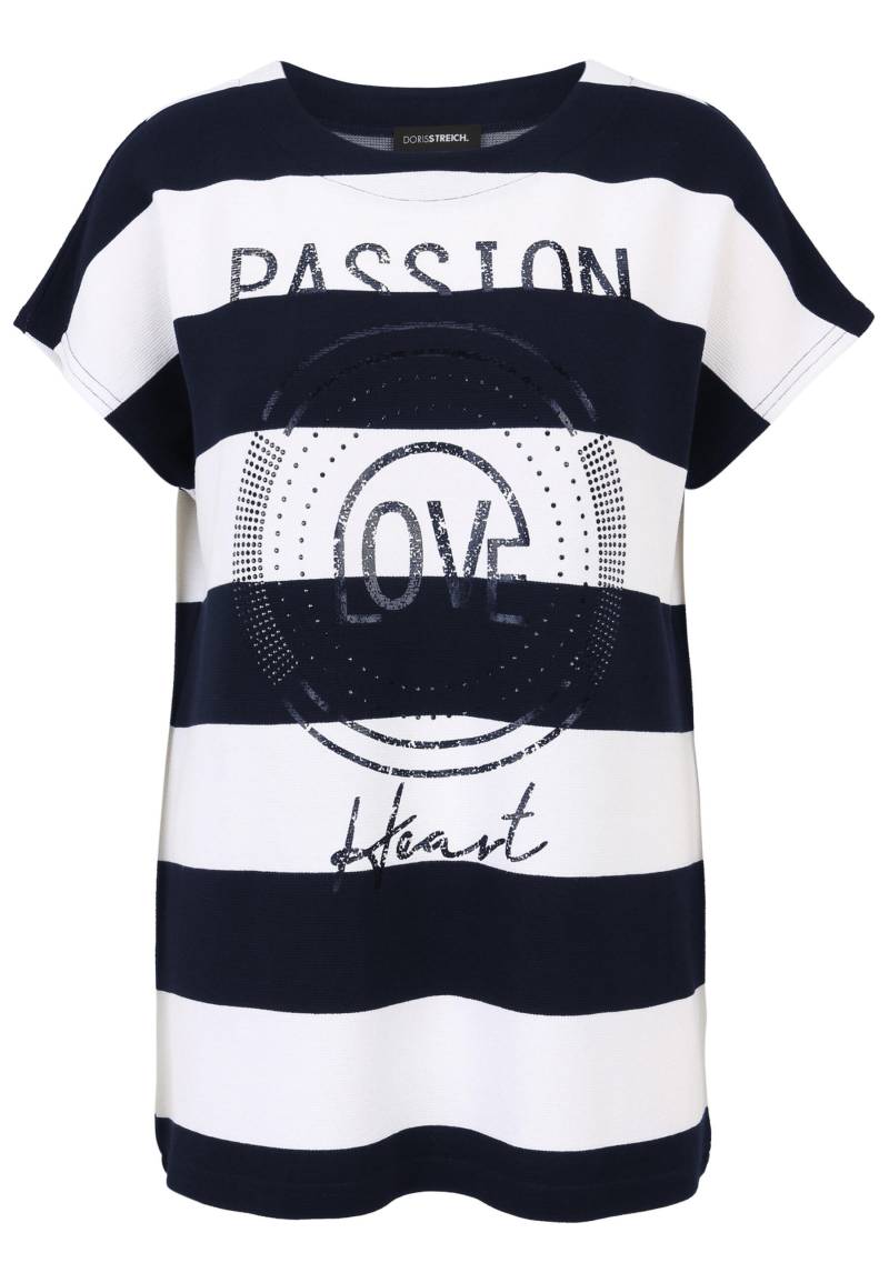 Doris Streich - Shirt marine - Gr. - 48 von Doris Streich