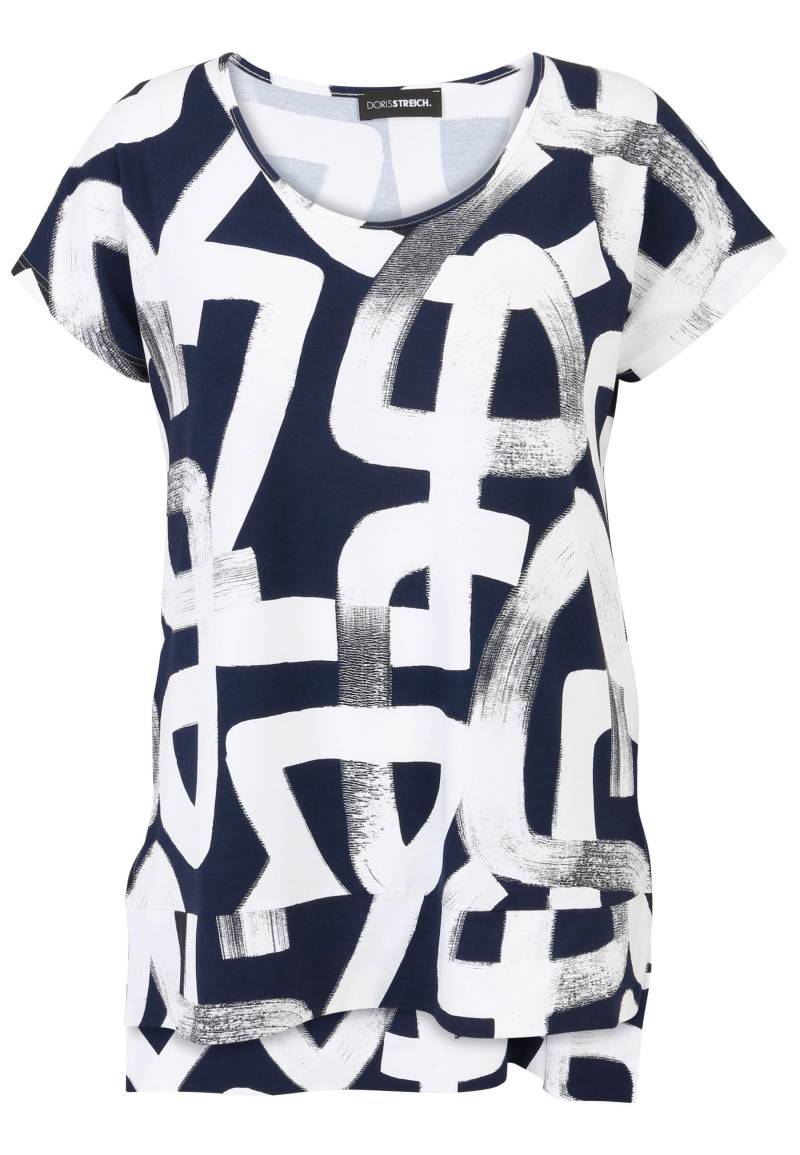 Doris Streich - Shirt marine - Gr. - 50 von Doris Streich