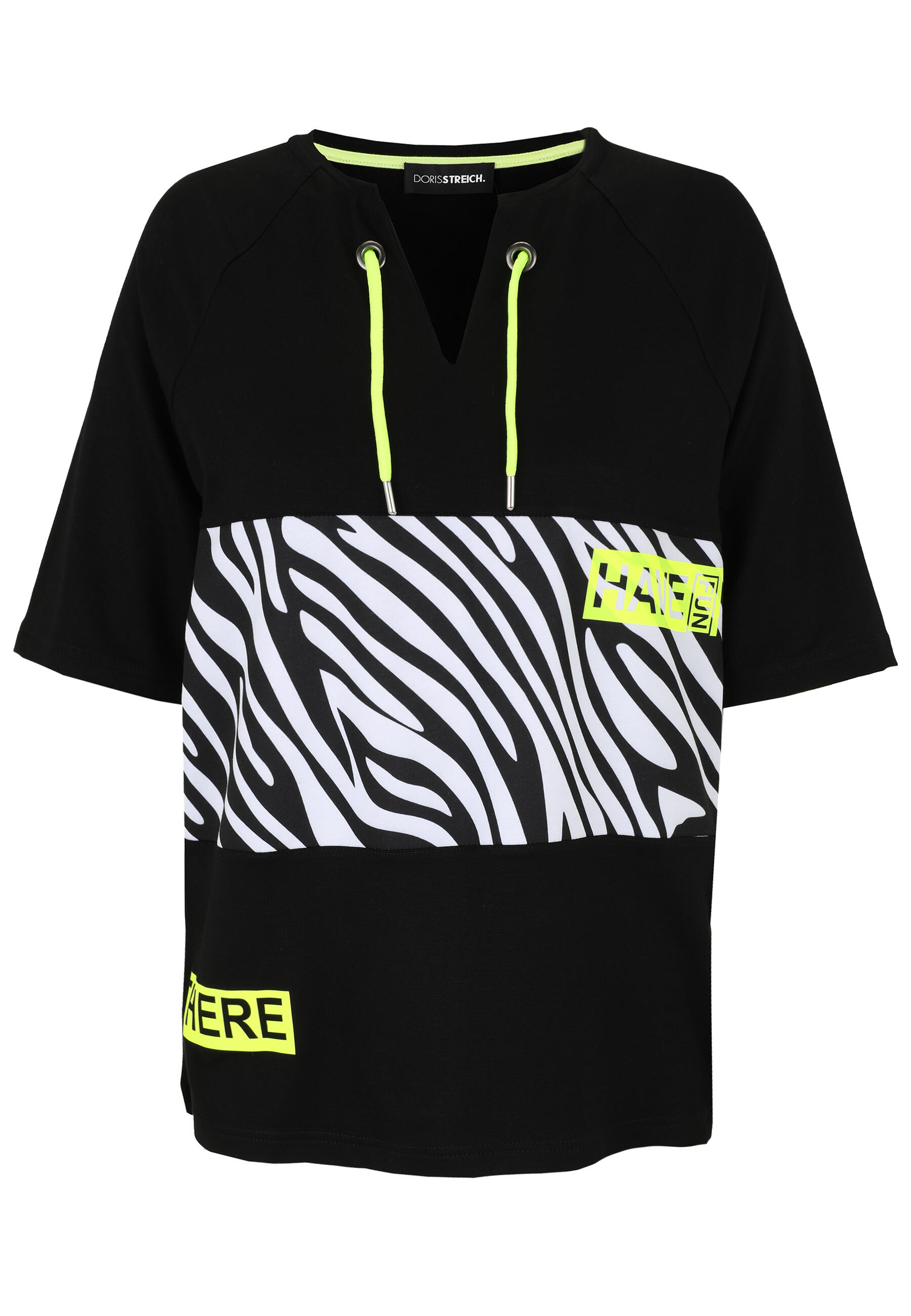 Doris Streich - Shirt schwarz/weiß - Gr. - 46 von Doris Streich