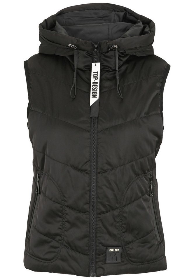 Doris Streich Steppweste mit dekorativen Anhänger von Doris Streich