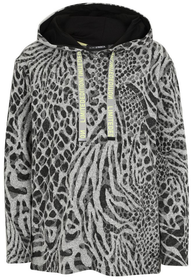 Doris Streich Strickpullover mit Hoodie von Doris Streich