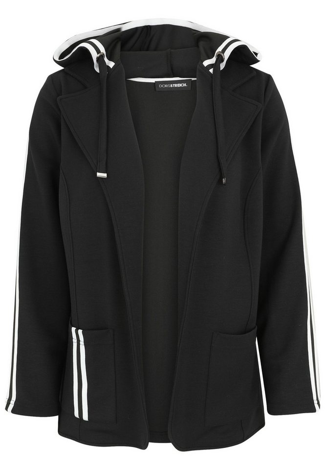 Doris Streich Sweatblazer aus Sweatware mit Hoodie von Doris Streich