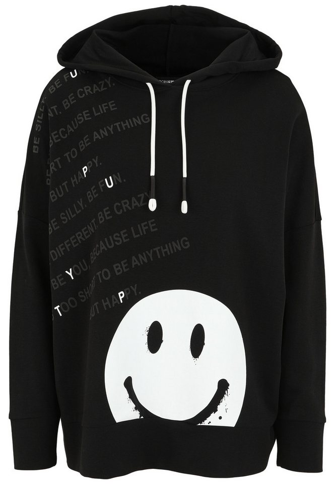 Doris Streich Sweatshirt (1-tlg) mit Hoodie und Smiley-Motiv von Doris Streich