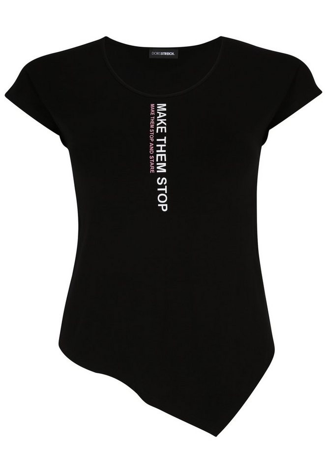 Doris Streich T-Shirt T-Shirt mit Wording-Motiv mit modernem Design von Doris Streich