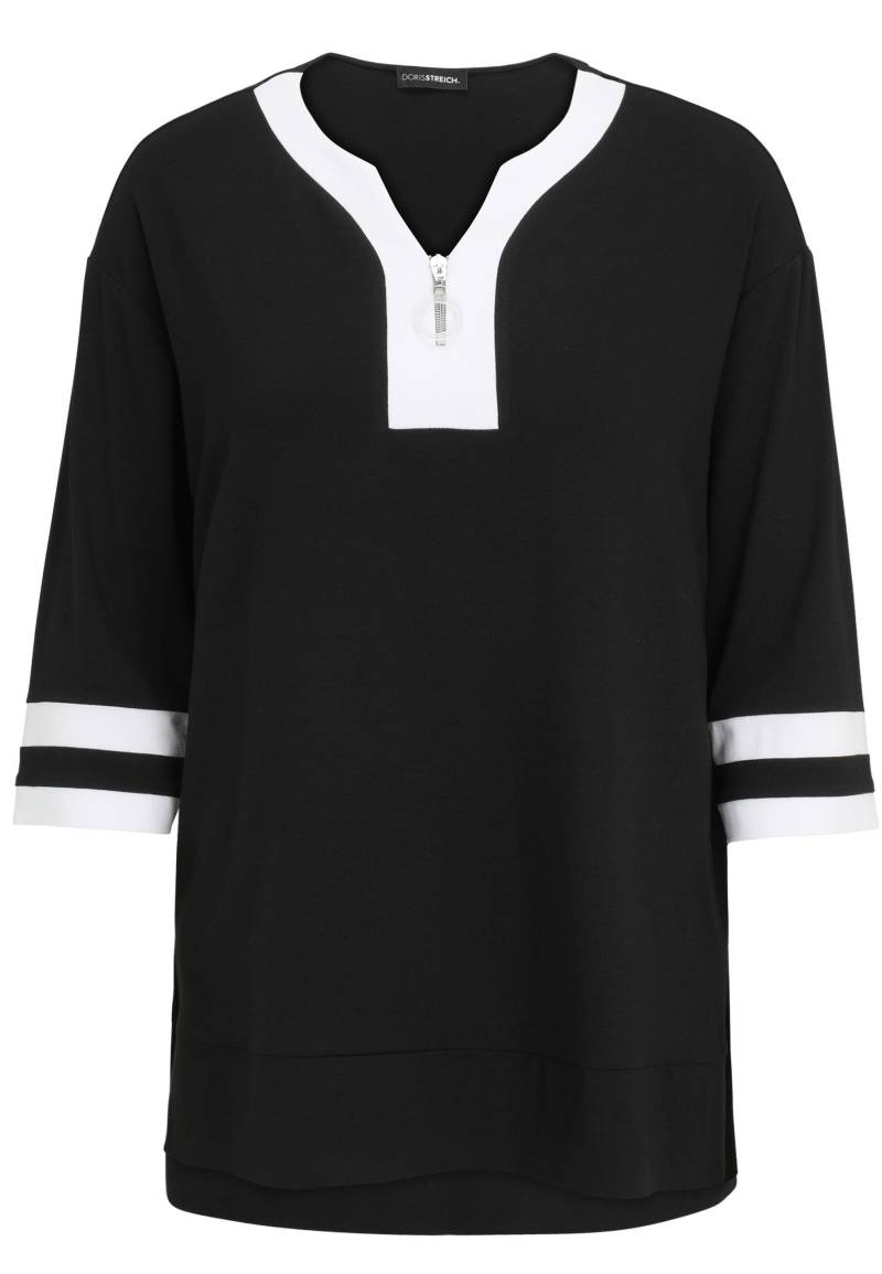 Doris Streich - Tunika schwarz/weiß - Gr. - 46 von Doris Streich