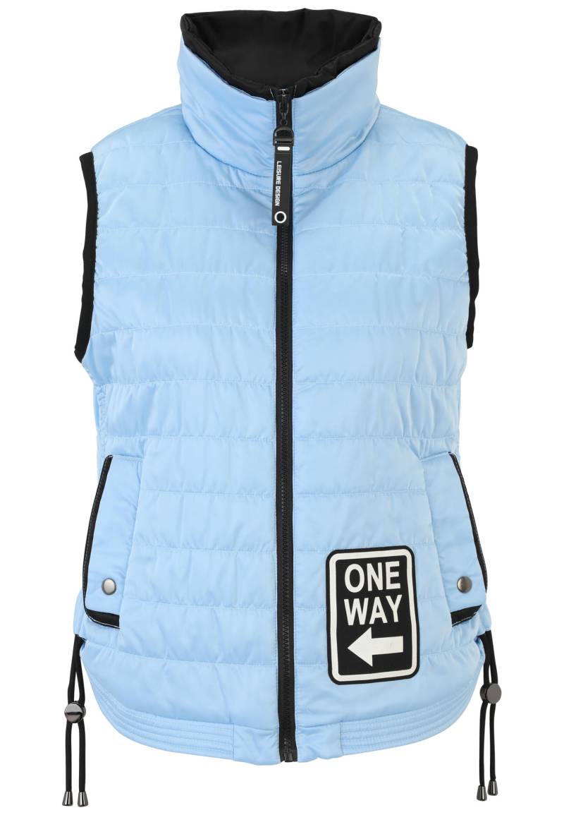 Doris Streich - Weste hellblau - Gr. - 48 von Doris Streich