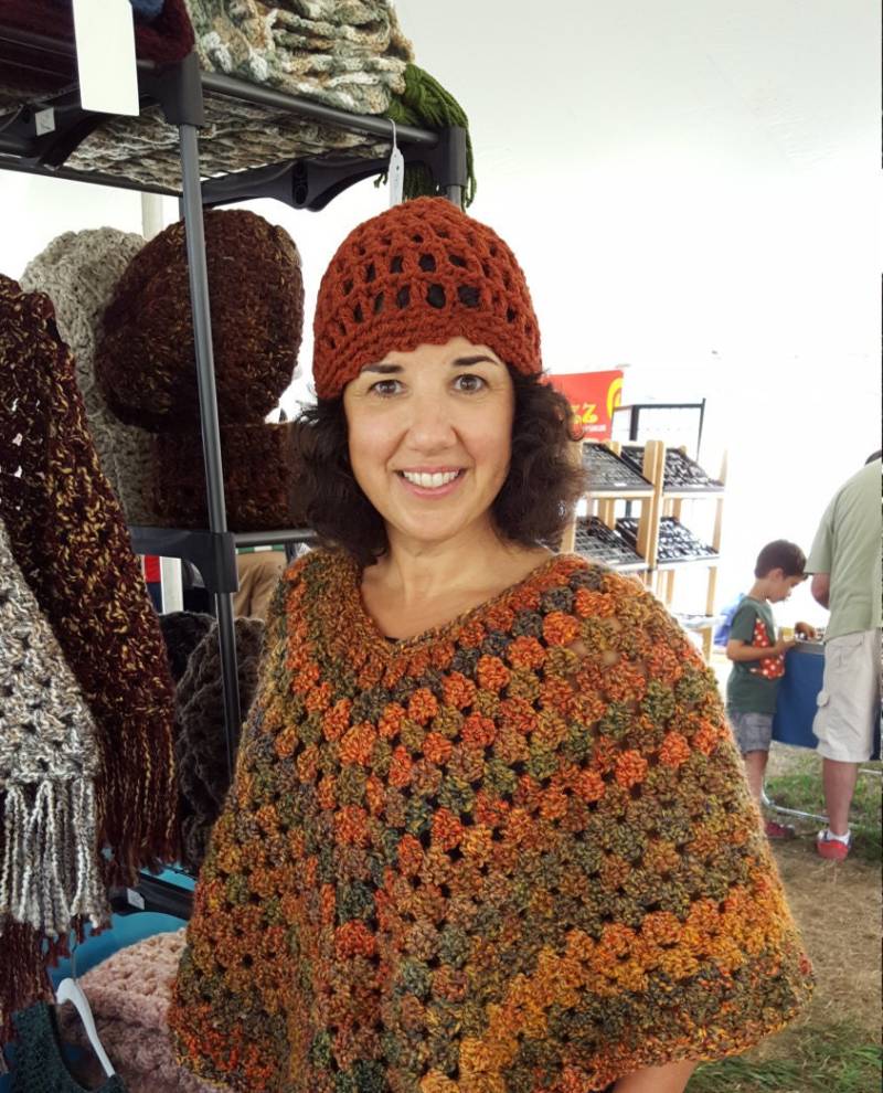 Ernte-Poncho Und Hut-Set von DorisCrochetstore