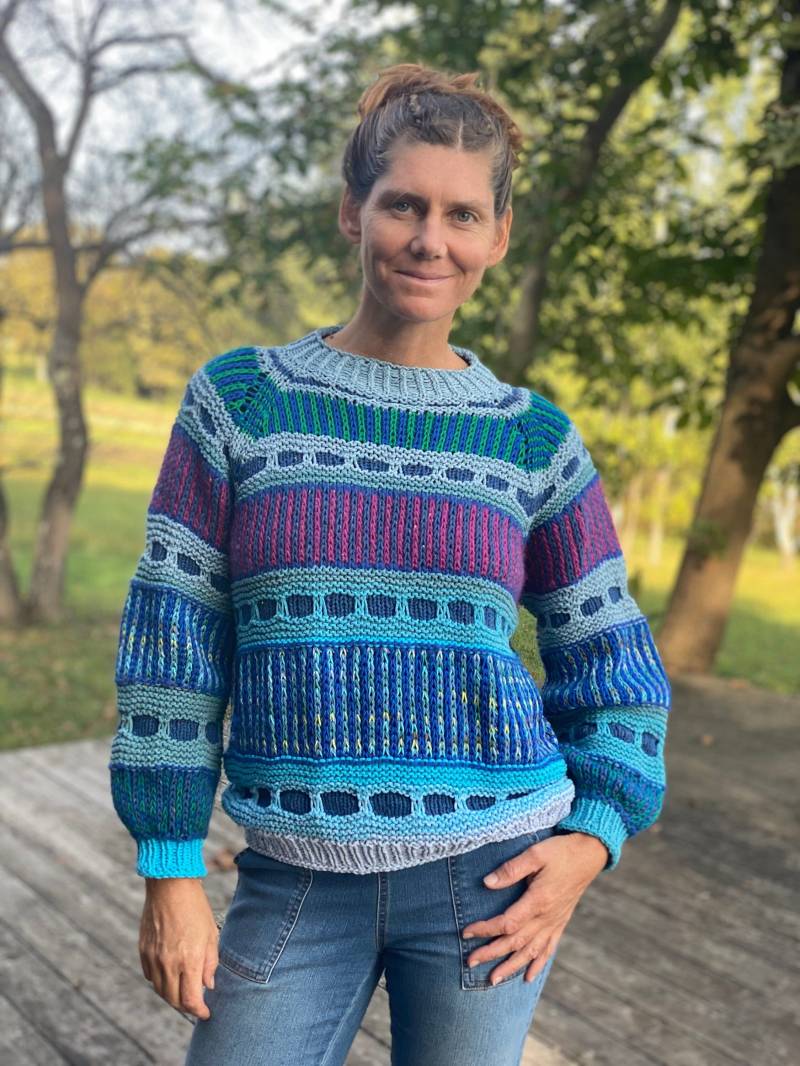 Handgestrickter Pullover von DorisQuan