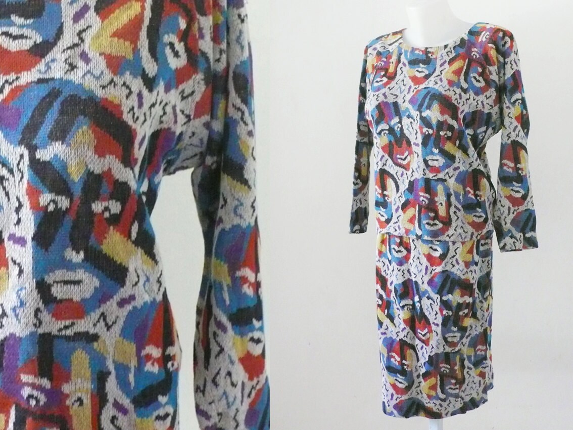 Jahrgang Seltene Missoni Anzug, Elan Italien, Set Bluse Rock Gesetzt, Kostenloser Versand von DorisVintage