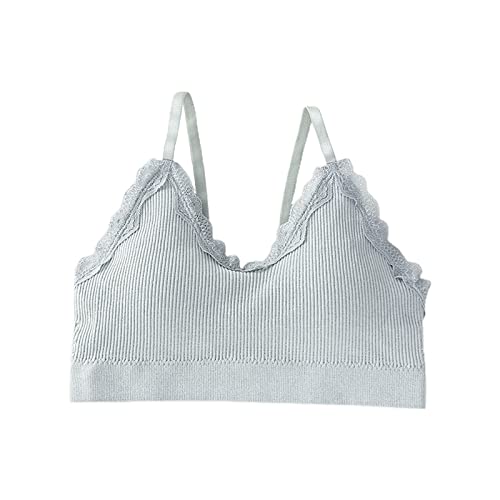 Dorjuli Rückenfreier Sport BH Damen Sexy Crossback Bra Bustier Ohne Bügel Spaghettiträger Ärmelloses Gepolsterte Push Up BH Sport-BHS Longline Sport Bra Sommer Tops von Dorjuli