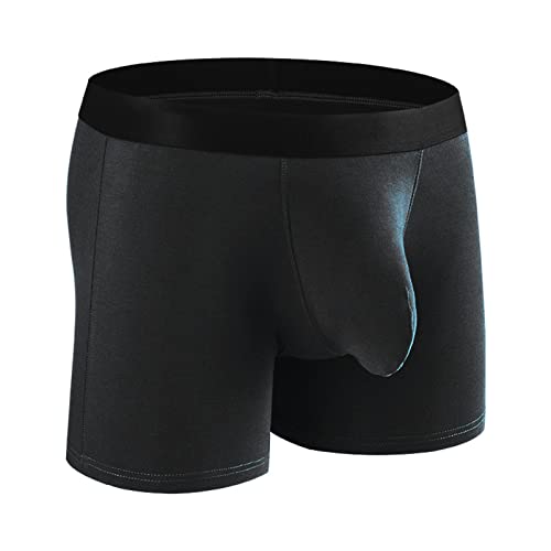 Dorjuli Unterhosen Herren Boxershorts Sexy Hosenträger Tanga mit Ausbuchtung Pouch Unterhosen Männer Sport Unterwäsche Lackleder Sport G-String Unterhosen Schwarz, Weiß, Rot von Dorjuli