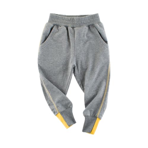 DorkasDE Baby Jungen Hose Jogginghose Sweathose Elastischer Bund Freizeit Hose Für Höhe 80-130 cm von DorkasDE