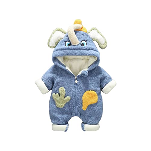 DorkasDE Baby Strampler Schneeanzug Junge Mädchen Overall Jumpsuit Winter Babykleidung mit Kapuze von DorkasDE